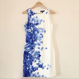 Lauren by Ralph Lauren Toralina Sea Floral Dress 8